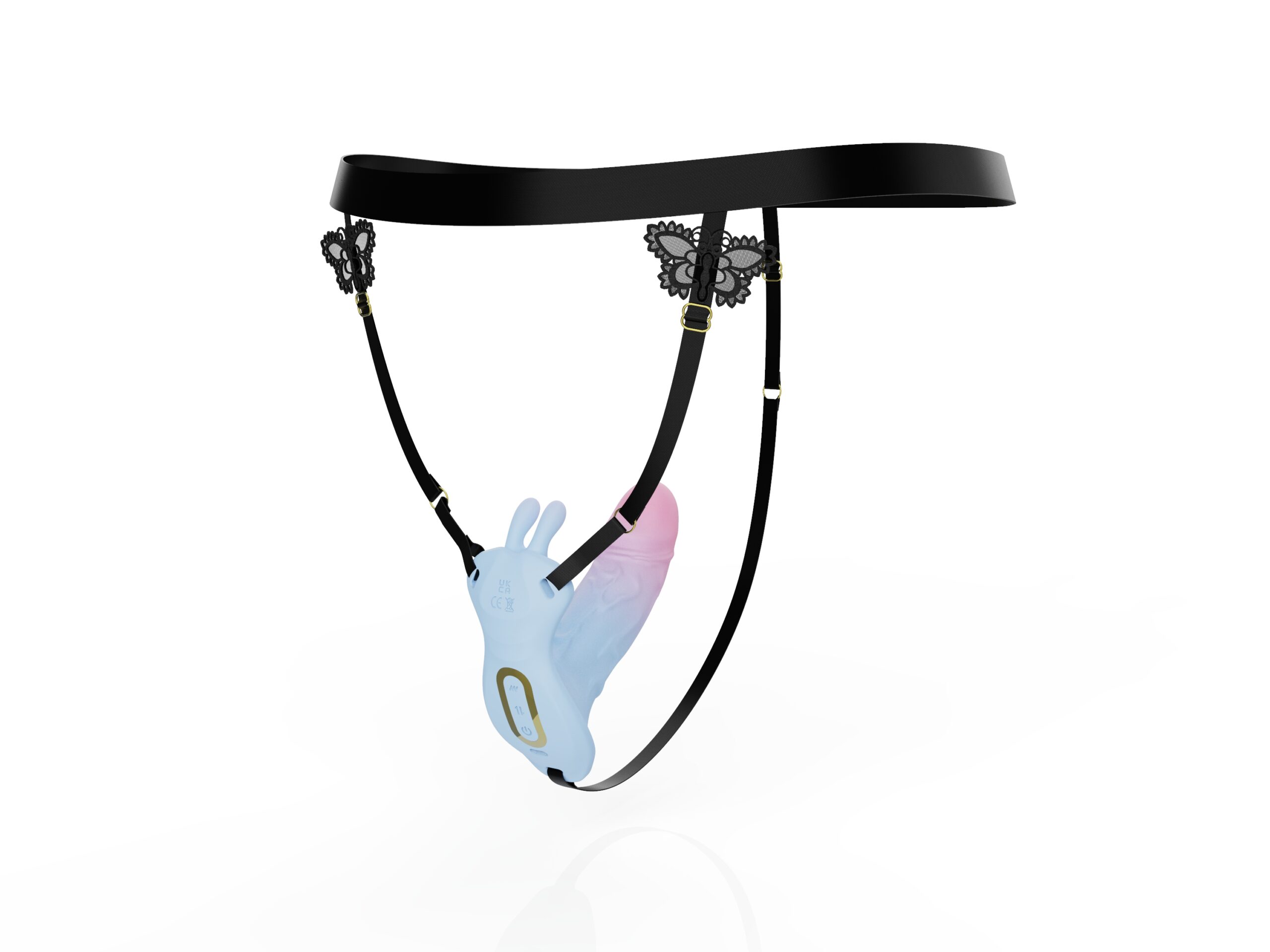 Rabbit Underwear Telescopic Wand: Wearable Vibrator with Remote Interaction | Hands-Free Full Coverage Design for Multiple Body Stimulation | Perfect Size, Adjustable G-Spot Targeting | Invisible Underwear Vibrator