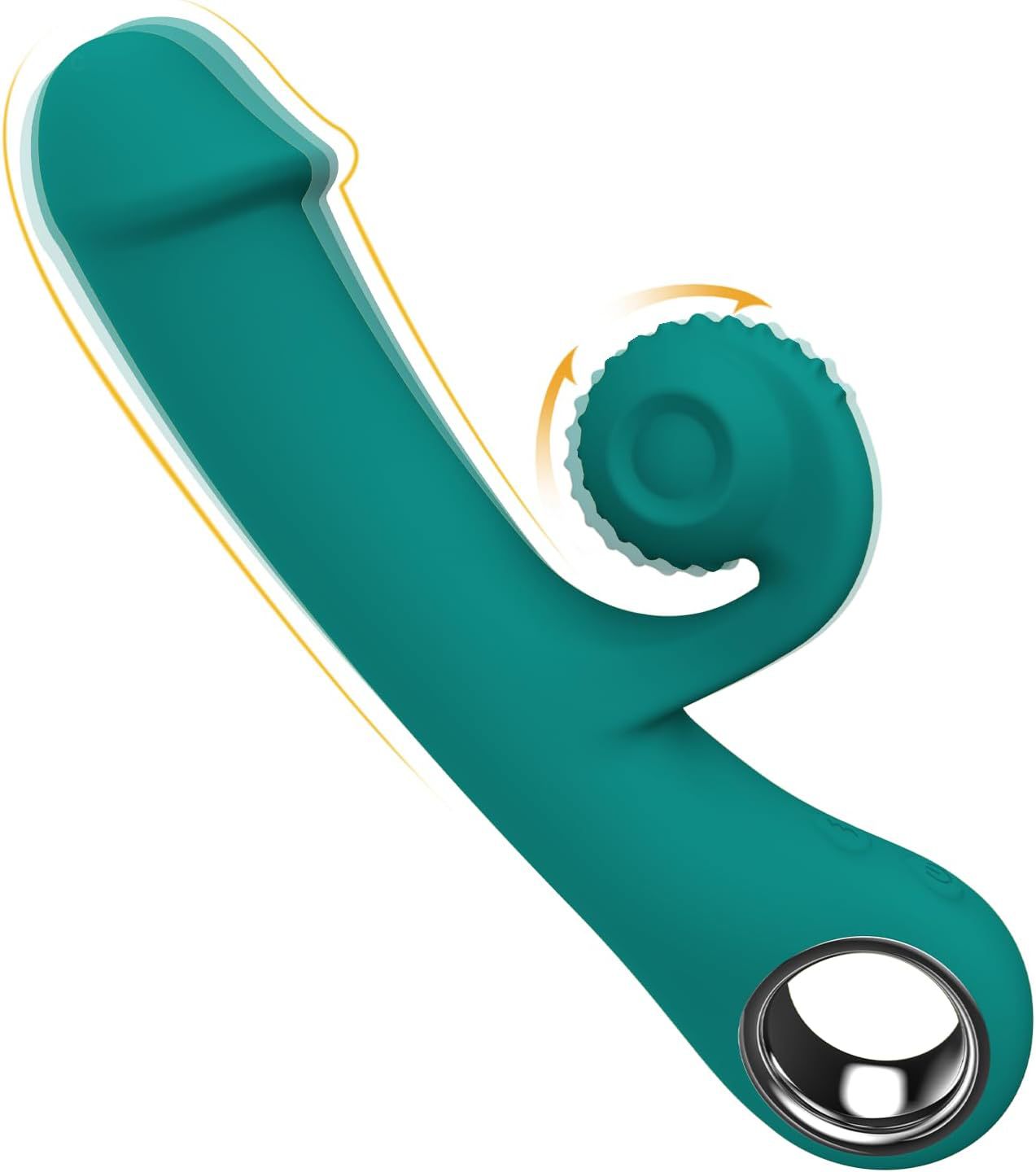 Snail Wand: 2-in-1 C-Spot & G-Spot Vibrator with 10 Snail + 10 Vibration Modes | Special Designed Snail Shape, Perfect Size, USB Rechargeable | Double the Pleasure, Double the Experience